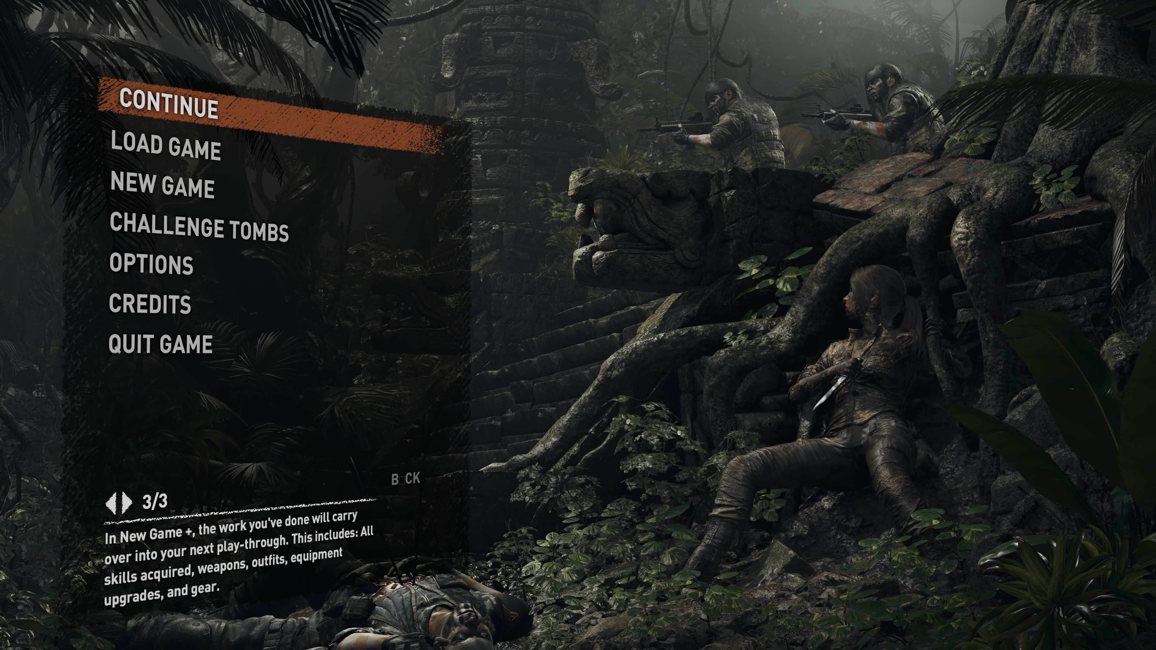 Shadow of the Tomb Raider played via GeForce Now
